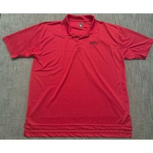 Maker's Mark Bourbon Polo Shirt Men's XXL Red Willow Pointe Tec Golf Performance